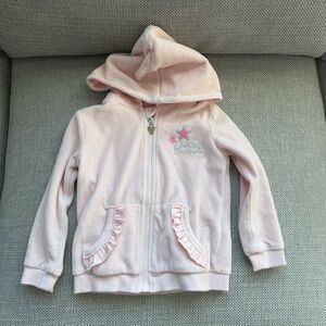 Guess Baby Light Pink Zip Up Hoodie size 24 months